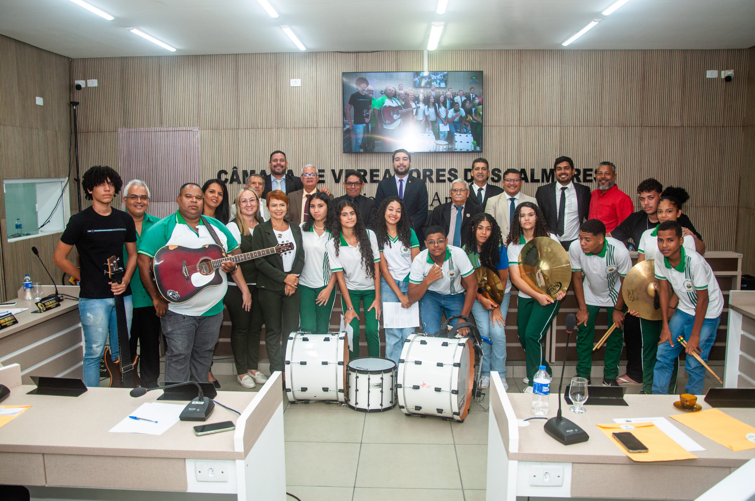 Banda Ginásio Palmares - Toca o Hino da Bandeira dos Palmares